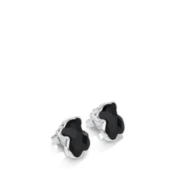 Pendientes de plata y ónix facetado Color^TOUS Outlet