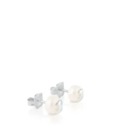 Pendientes de plata y perlas Bear^TOUS Online