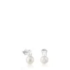 Pendientes de plata y perlas cultivadas motivo oso Sweet Dolls^TOUS Clearance