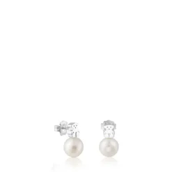 Pendientes de plata y perlas cultivadas motivo oso Sweet Dolls^TOUS Clearance