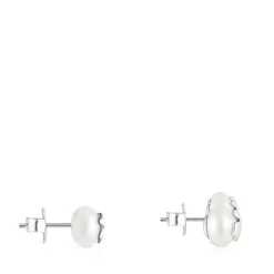 Pendientes de plata y perlas Icon Pearl^TOUS Sale