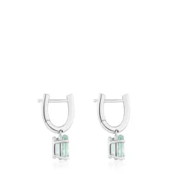 Pendientes de y prasiolita Basic Colors^TOUS