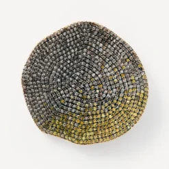 Pendientes grandes ATELIER Nenufar de oro y diamantes amarillos^TOUS Sale