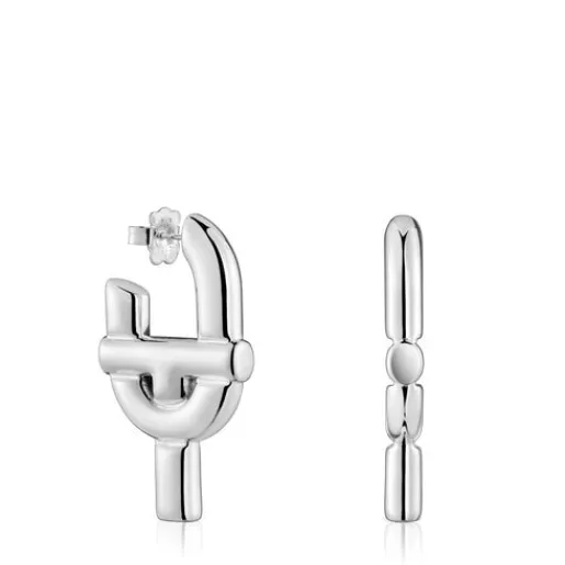 Pendientes grandes de plata MANIFESTO^TOUS Best