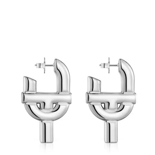 Pendientes grandes de plata MANIFESTO^TOUS Best