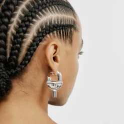 Pendientes grandes de plata MANIFESTO^TOUS Best