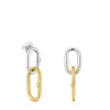 Pendientes largos bicolor Hold Oval^TOUS Best