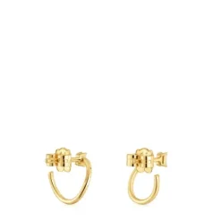 Pendientes medio círculo de y diamantes Les Classiques^TOUS Hot