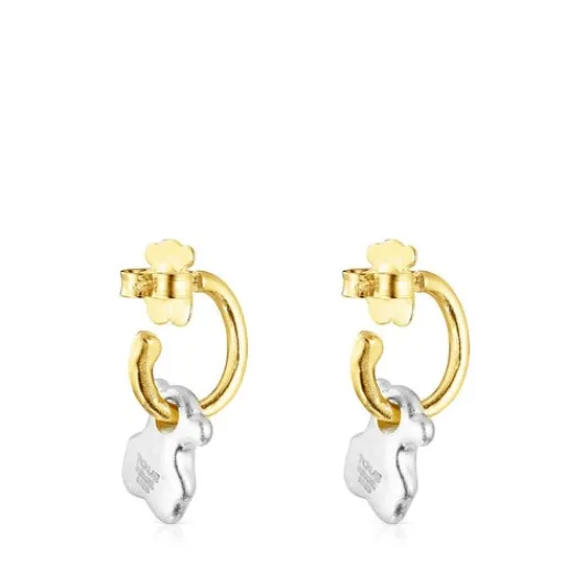 Pendientes oso bicolor Luah^TOUS