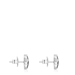 Pendientes oso de plata y ónix 10 mm Icon Color^TOUS Hot