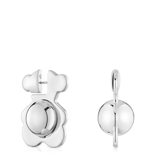 Pendientes oso de plata y motivo I-Bear^TOUS