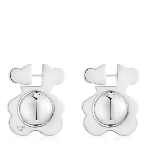 Pendientes oso de plata y motivo I-Bear^TOUS