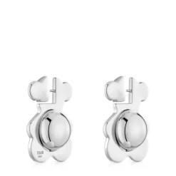 Pendientes oso de plata y motivo I-Bear^TOUS