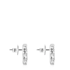 Pendientes pequeños oso de plata Grain^TOUS New