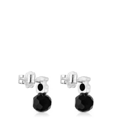 Pendientes pequeños oso de con ónix I-Bear^TOUS Sale