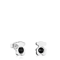 Pendientes pequeños oso de con ónix 10 mm I-Bear^TOUS Hot