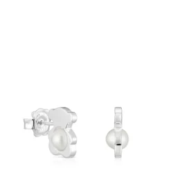 Pendientes pequeños oso de con perlas cultivadas 12 mm I-Bear^TOUS Sale