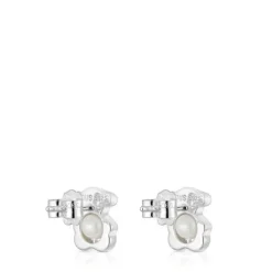 Pendientes pequeños oso de con perlas cultivadas 10 mm I-Bear^TOUS Best