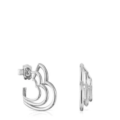 Pendientes pequeños triple corazón de Bickie^TOUS Online