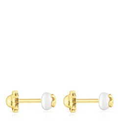 Pendientes perla motivo oso de Baby^TOUS Discount