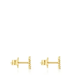 Pendientes tira de y diamantes Les Classiques^TOUS Clearance