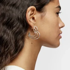 Pendientes triple corazón de Bickie^TOUS New