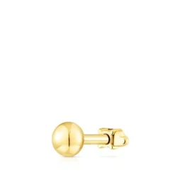 Piercing de acero IP dorado corazón y granate New Motif^TOUS Online