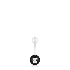 Piercing de ombligo de y ónix Icon Glass^TOUS