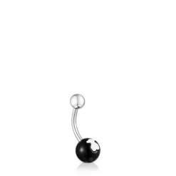 Piercing de ombligo de y ónix Icon Glass^TOUS