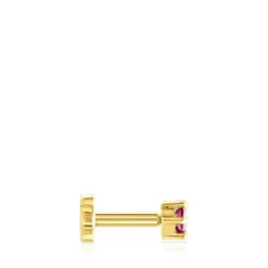 Piercing de oreja de oro con rodolita Cool Joy^TOUS New