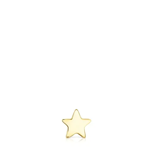 Piercing de oreja Basics estrella de oro^TOUS Outlet