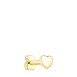 Piercing de oreja Basics corazón de oro^TOUS