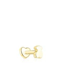 Piercing de oreja Basics corazón de oro^TOUS