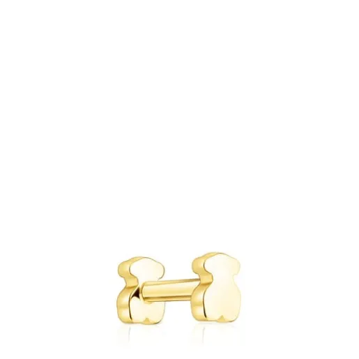Piercing de oreja Basics oso de oro^TOUS Clearance