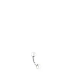 Piercing de oreja Pearl de acero y perlas^TOUS Outlet