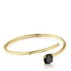 Pulsera abierta con baño de oro 18 kt sobre plata y ónix Cachito Mío^TOUS
