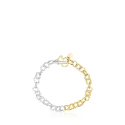 Pulsera bicolor motivo oso Carrusel^TOUS