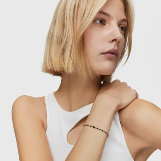 Pulsera bolas con baño de oro 18 kt sobre plata y espinela Basic Colors^TOUS Online