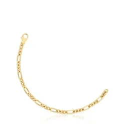 Pulsera cadena anillas con baño de oro 18 kt sobre plata Sweet Dolls^TOUS