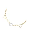 Pulsera cadena bicolor con motivos New Silueta^TOUS Discount