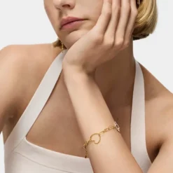 Pulsera cadena bicolor con motivos New Silueta^TOUS Discount