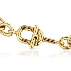 Pulsera cadena con baño de oro 18 kt sobre plata MANIFESTO^TOUS Online