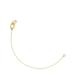 Pulsera cadena de oro doble Hold Oval^TOUS Clearance