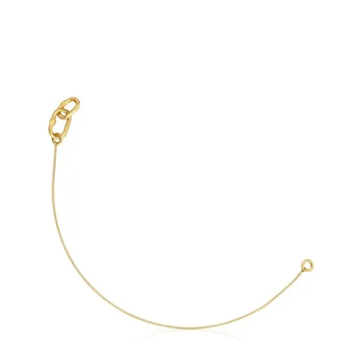 Pulsera cadena de oro doble Hold Oval^TOUS Clearance