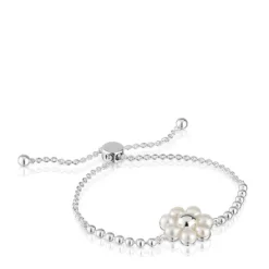 Pulsera cadena de flor y perlas cultivadas Sugar Party^TOUS Clearance