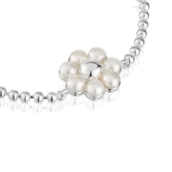 Pulsera cadena de flor y perlas cultivadas Sugar Party^TOUS Clearance