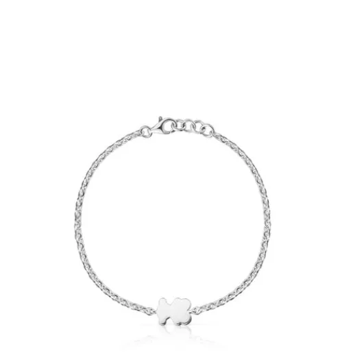 Pulsera cadena de plata y motivo oso Sweet Dolls^TOUS Sale