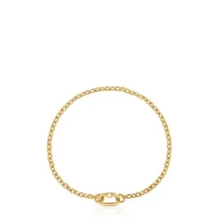 Pulsera cadena gruesa de oro Hold Oval^TOUS Outlet