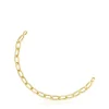 Pulsera cadena XL con baño de oro 18 kt sobre plata Hold Oval^TOUS Sale