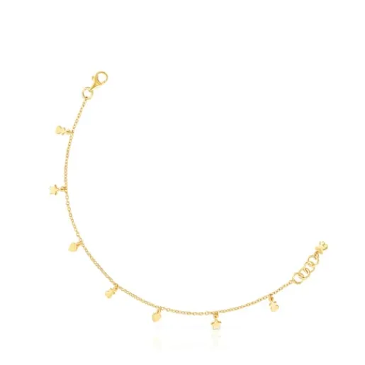 Pulsera con baño de oro 18 kt sobre plata Cool Joy^TOUS Hot